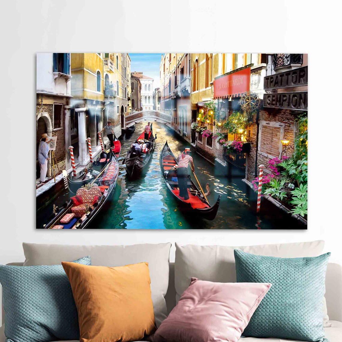 Venice Travel Poster, Italy Cityscape Art Print