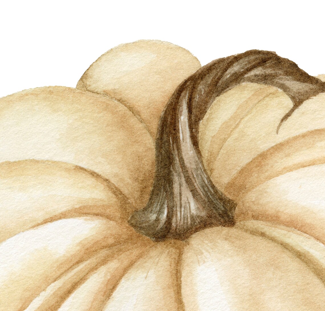 White Pumpkin Fall Decor Minimalist Halloween Wall Art Trendy Fall Room Decor Cute Autumn Home Decor Bathroom Art - Image 2
