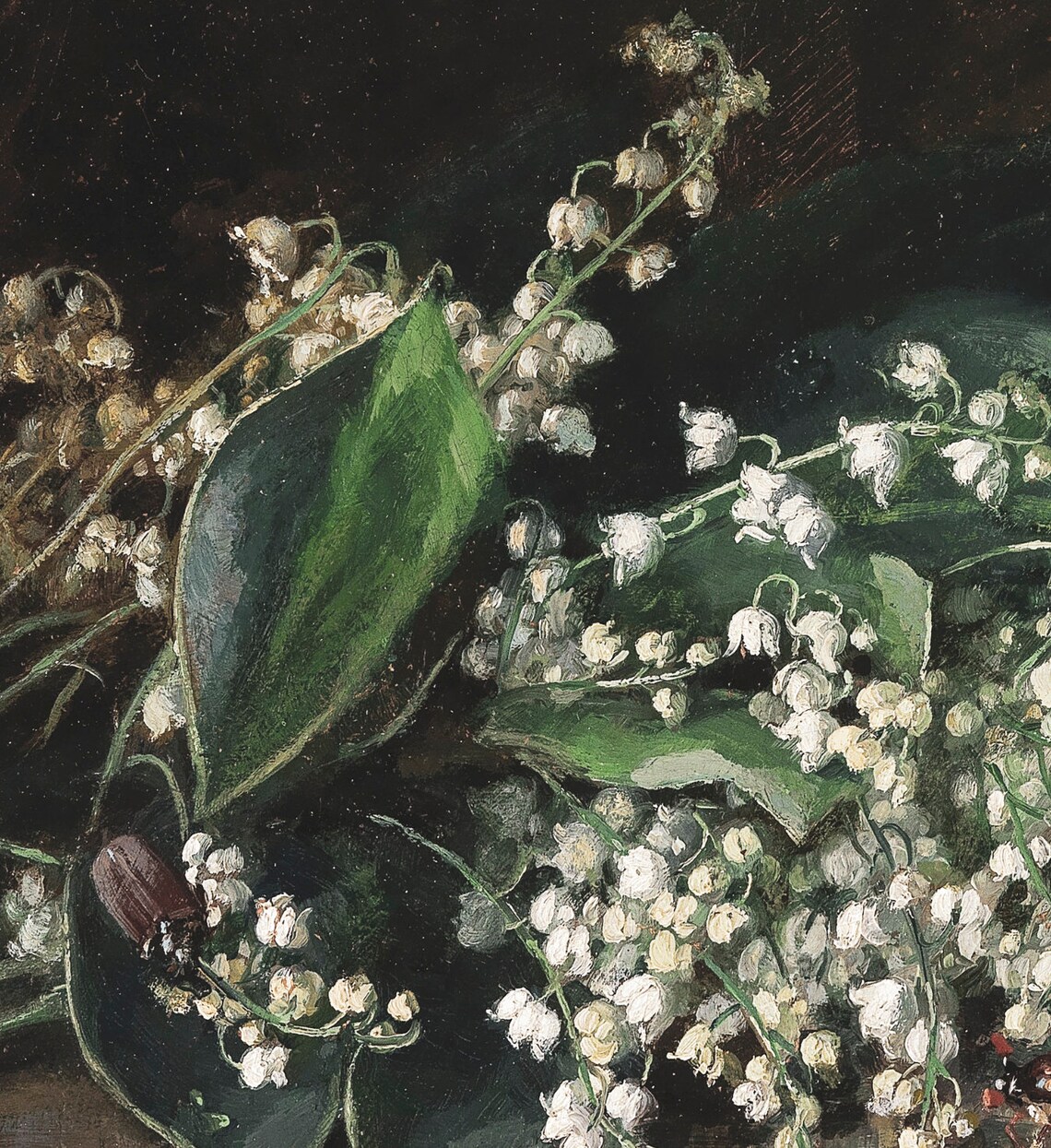 Lilies Of The Valley Vintage Floral Art Print - Image 2