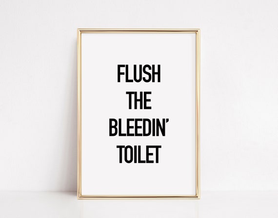 Funny Irish Prints Funny Irish Gifts Office Bathroom Wall Art Funny British Pub Prints Housewarming Gifts Wedding Toilet