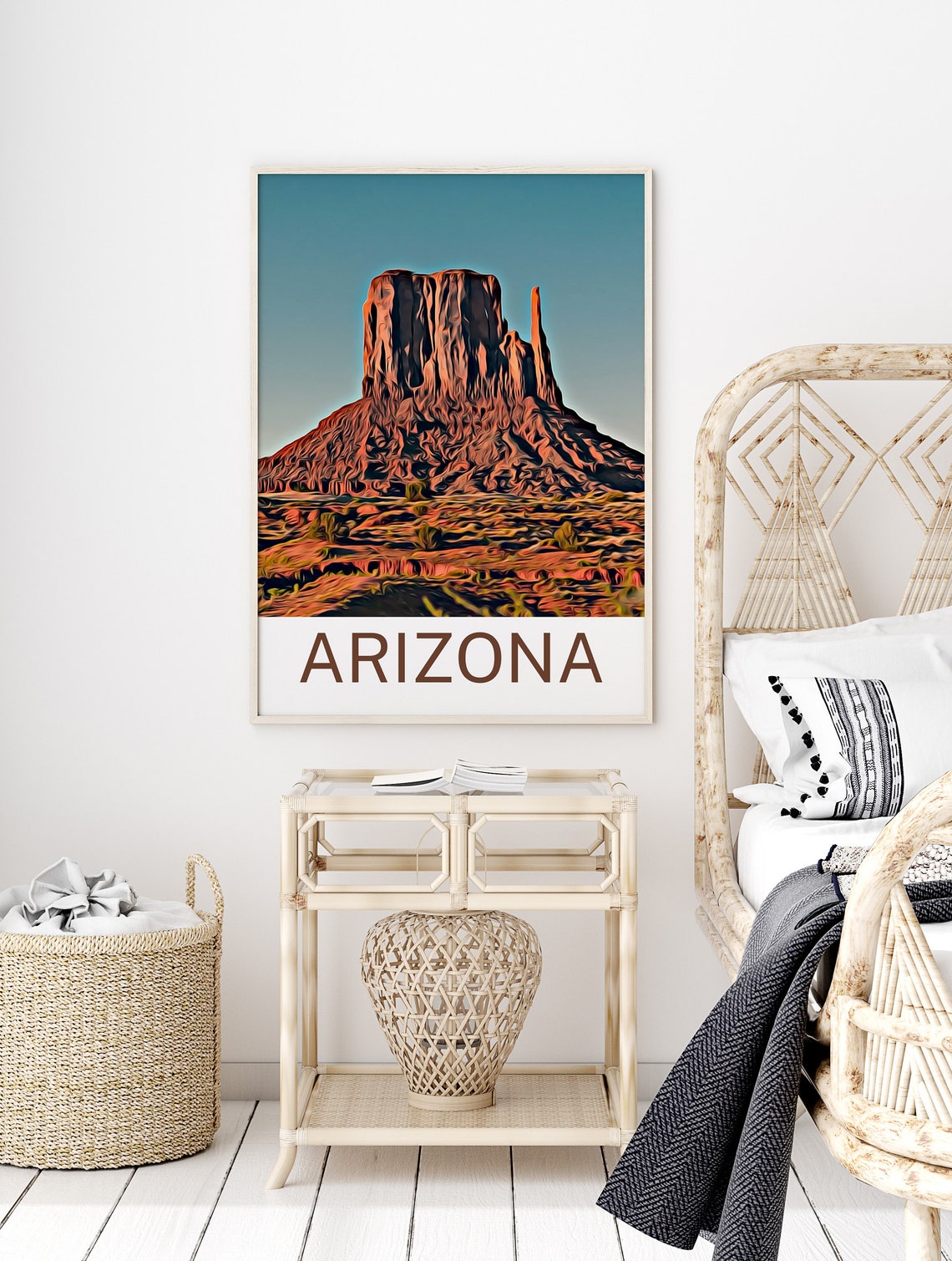 Arizona Arizona Print Arizona Wall Art Arizona Poster Arizona Wall Decor Arizona Souvenir Arizona Poster Arizona Gift Travel - Image 2