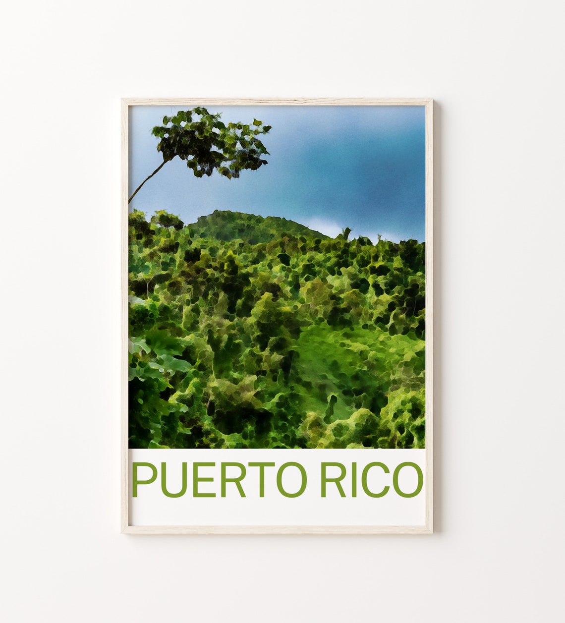 Puerto Rico Travel Print Puerto Rico Wall Art Puerto Rico Art Puerto Rico Decor Puerto Rico Poster Print Puerto Rico Painting