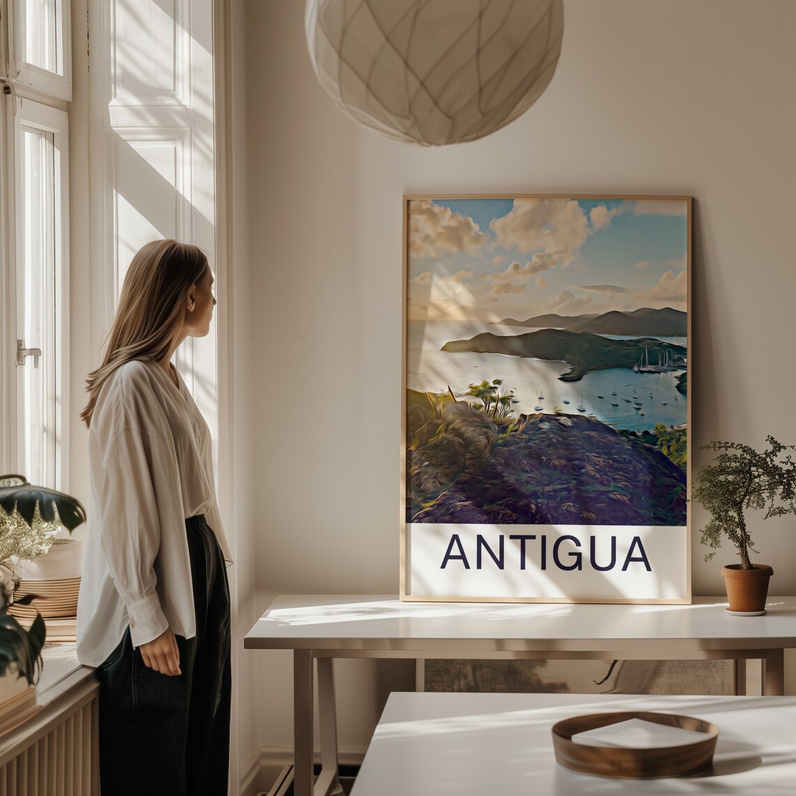 Antigua Antigua Print Antigua Wall Art Antigua Poster Antigua Wall Decor Antigua Souvenir Antigua Poster Antigua Gift Travel - Image 2