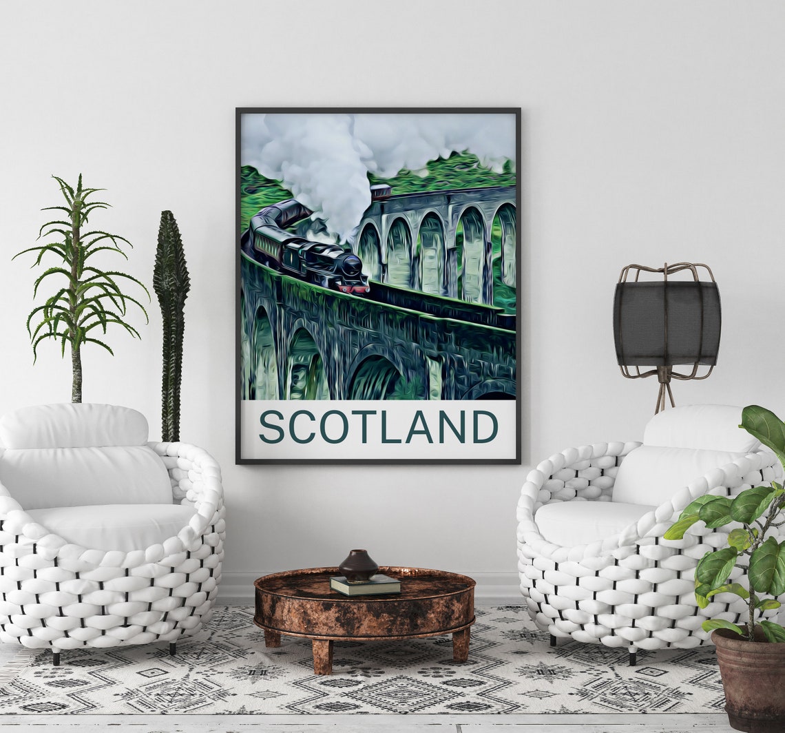 Scotland Scotland Print Scotland Wall Art Scotland Poster Scotland Wall Decor Scotland Souvenir Scotland Poster Scotland Gift Travel - Image 3