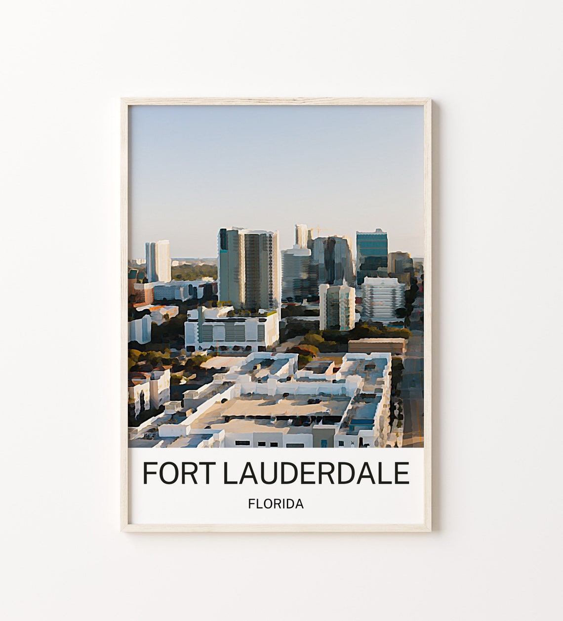 Fort Lauderdale Print Fort Lauderdale Art Fort Lauderdale Wall Art Fort Lauderdale Art Print Fort Lauderdale Artwork Fort Lauderdale