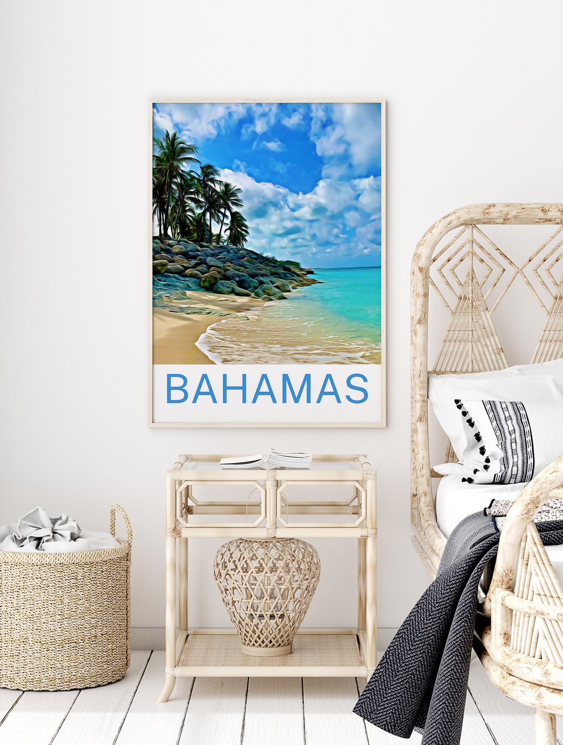 Bahamas Bahamas Print Bahamas Wall Art Bahamas Poster Bahamas Wall Decor Bahamas Souvenir Bahamas Poster Bahamas Gift Travel - Image 2