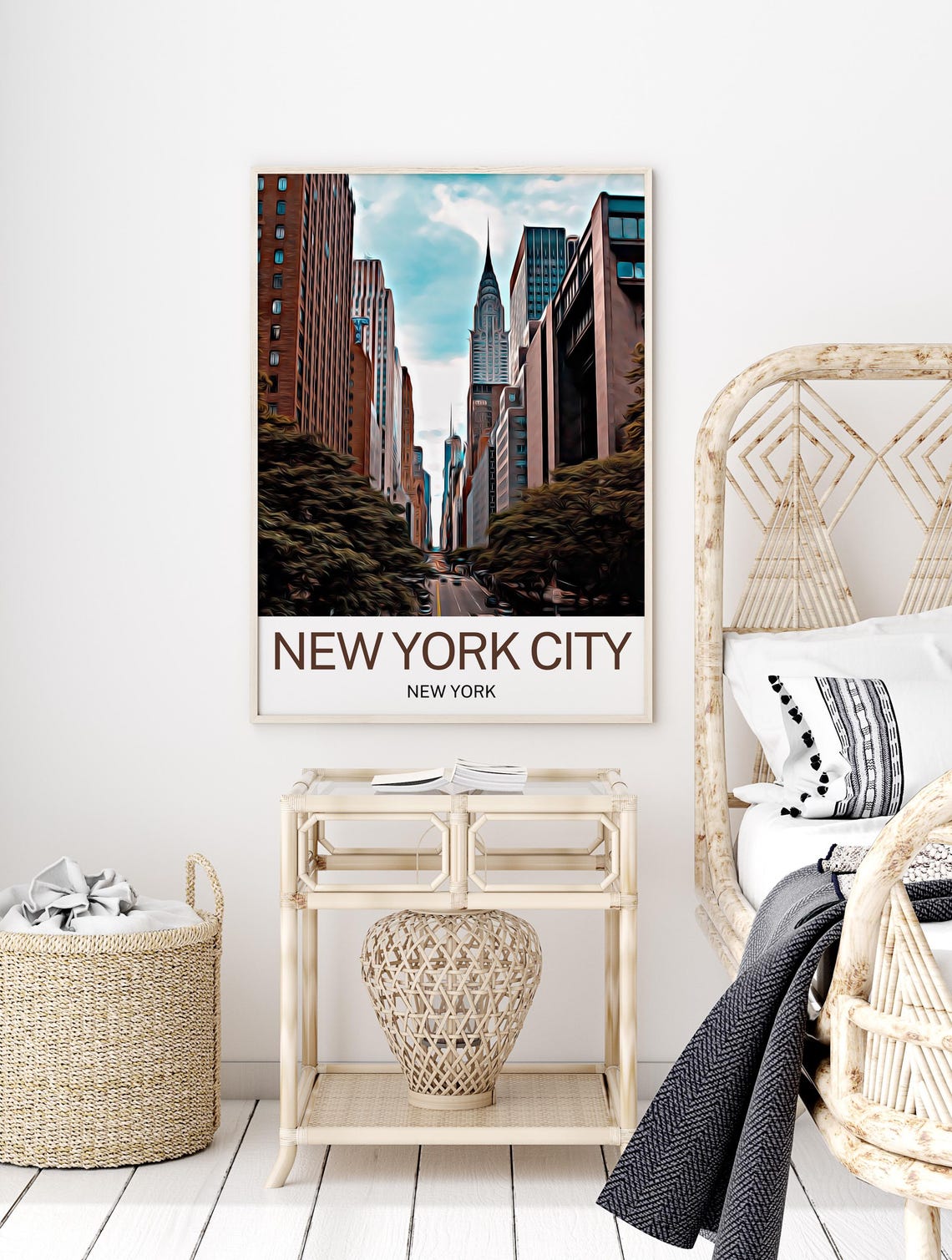 New York City Travel Print New York City Wall Art New York City Poster New York City Art Print New York City Artwork Unique Birthday - Image 3