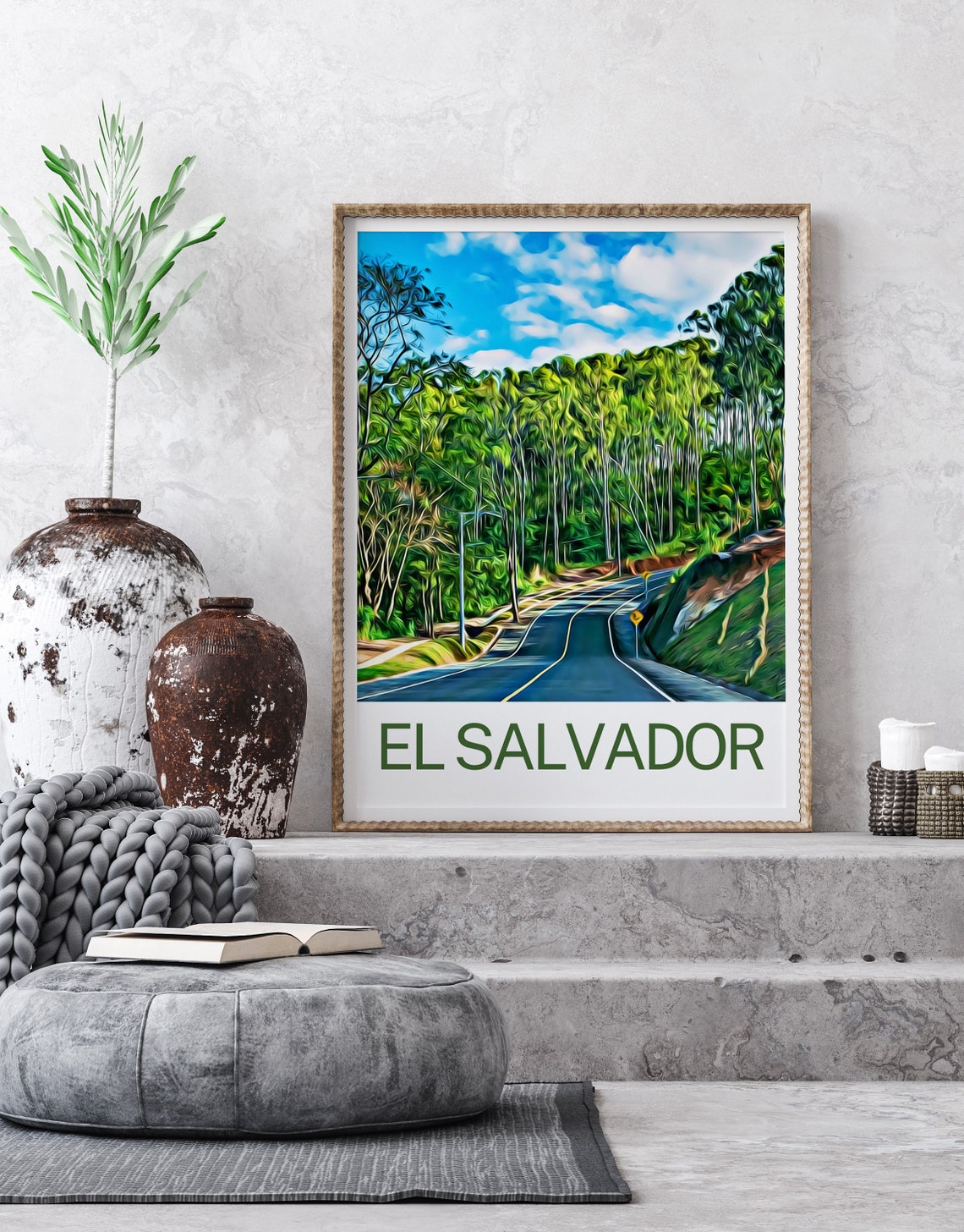 El Salvador El Salvador Print El Salvador Wall Art El Salvador Poster El Salvador Wall Decor El Salvador Souvenir El Salvador Poster - Image 2