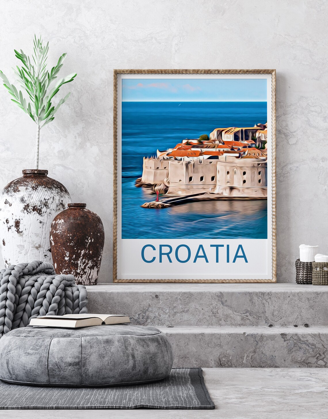 Croatia Croatia Print Croatia Wall Art Croatia Poster Croatia Wall Decor Croatia Souvenir Croatia Poster Croatia Gift Travel - Image 2
