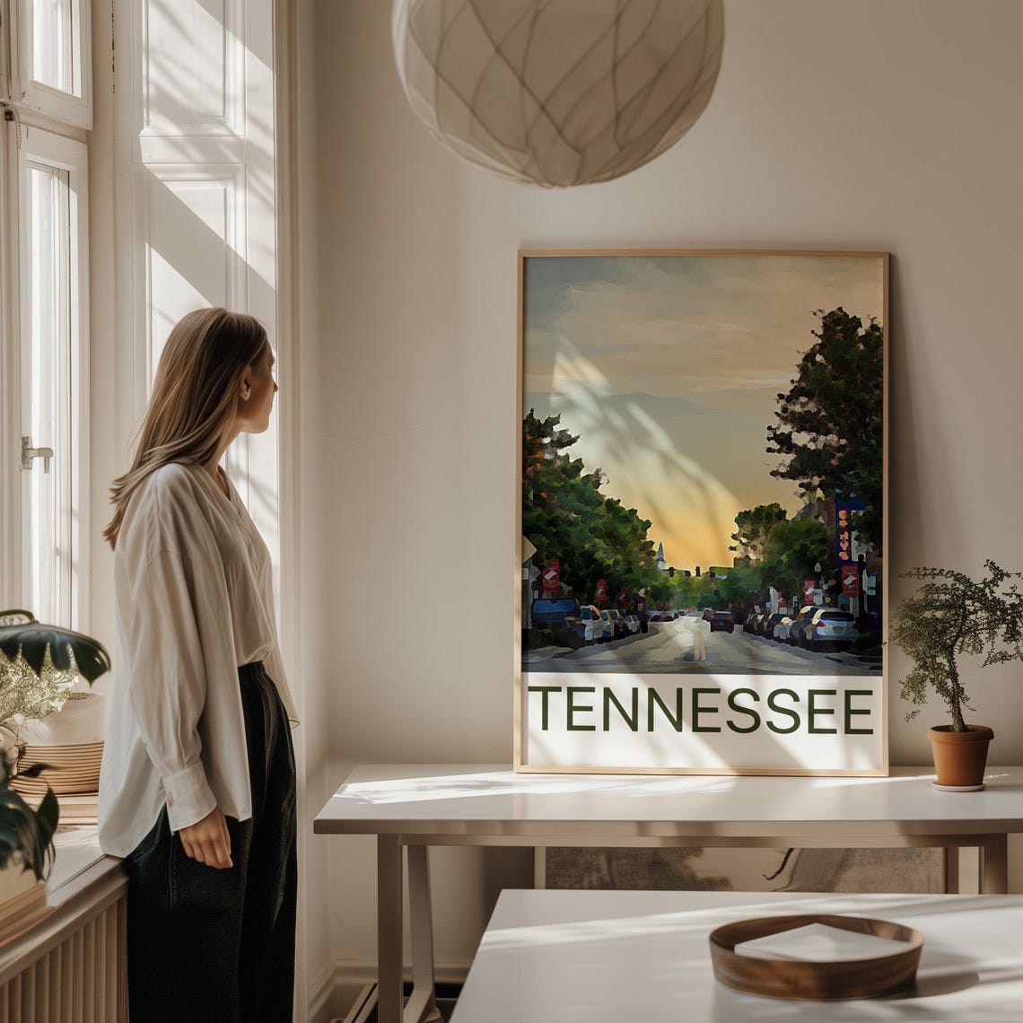 Tennessee Tennessee Print Tennessee Wall Art Tennessee Poster Tennessee Painting Tennessee Gift Travel Poster Print - Image 2