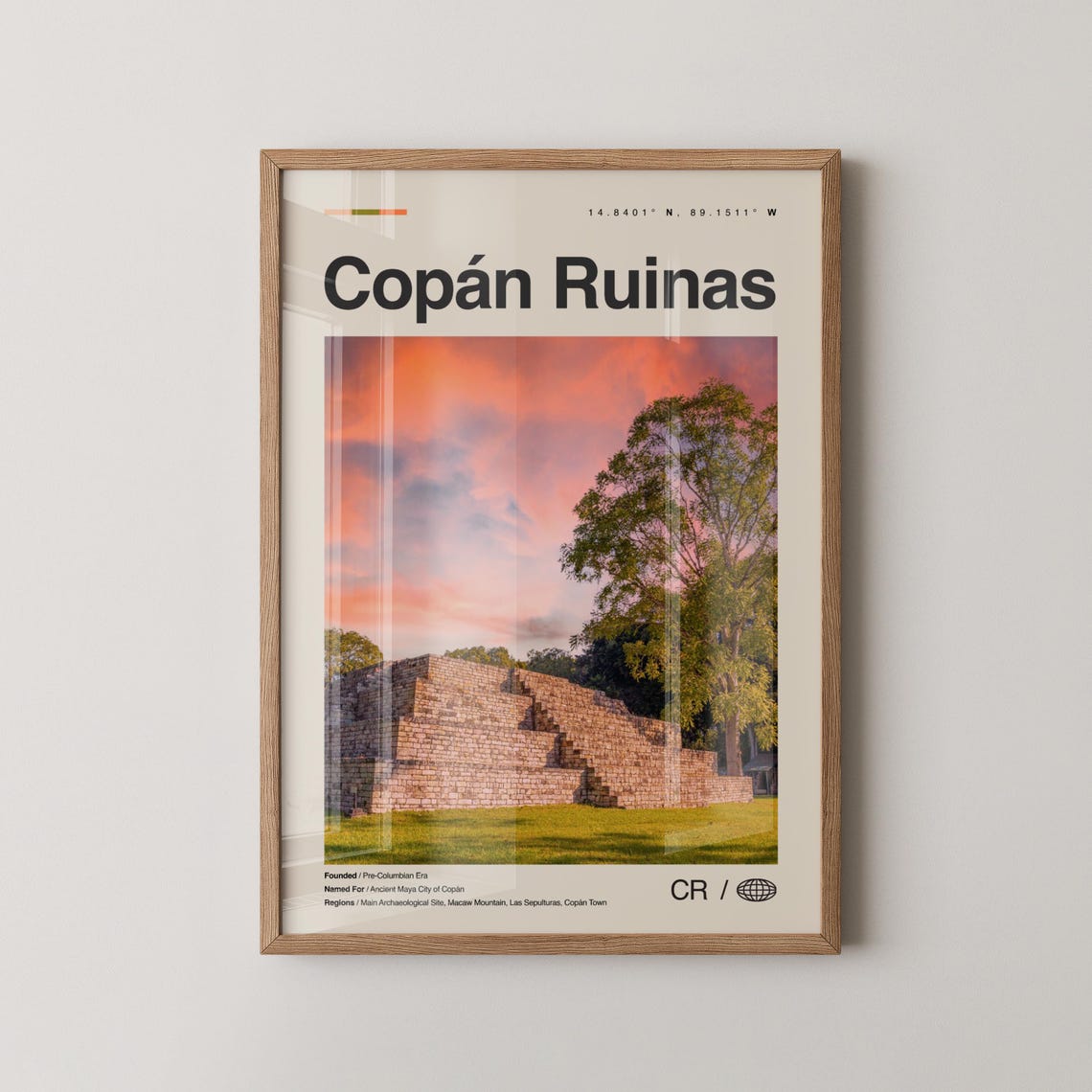 Copan Ruinas Print Wall Art Copn Poster Photo Dcor Honduras