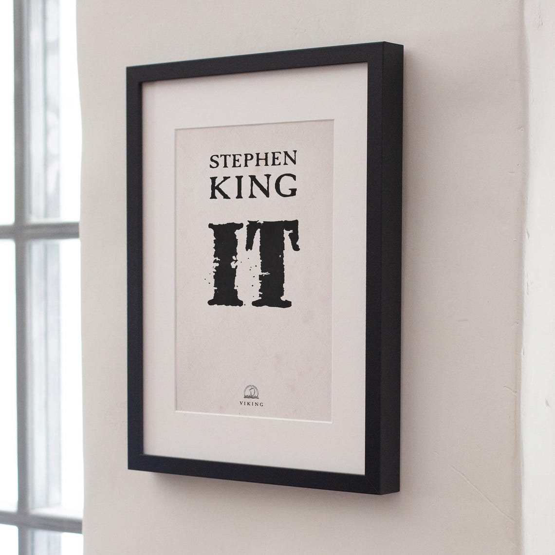 Stephen King IT Title Page First Edition 1986 Horror Book Poster Print - Image 3