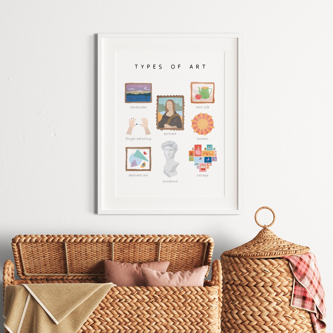 Rainbow Classroom Decor Educational Art Poster - Image 3