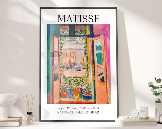 Henri Matisse Open Window Collioure 1905 National Gallery Art Poster