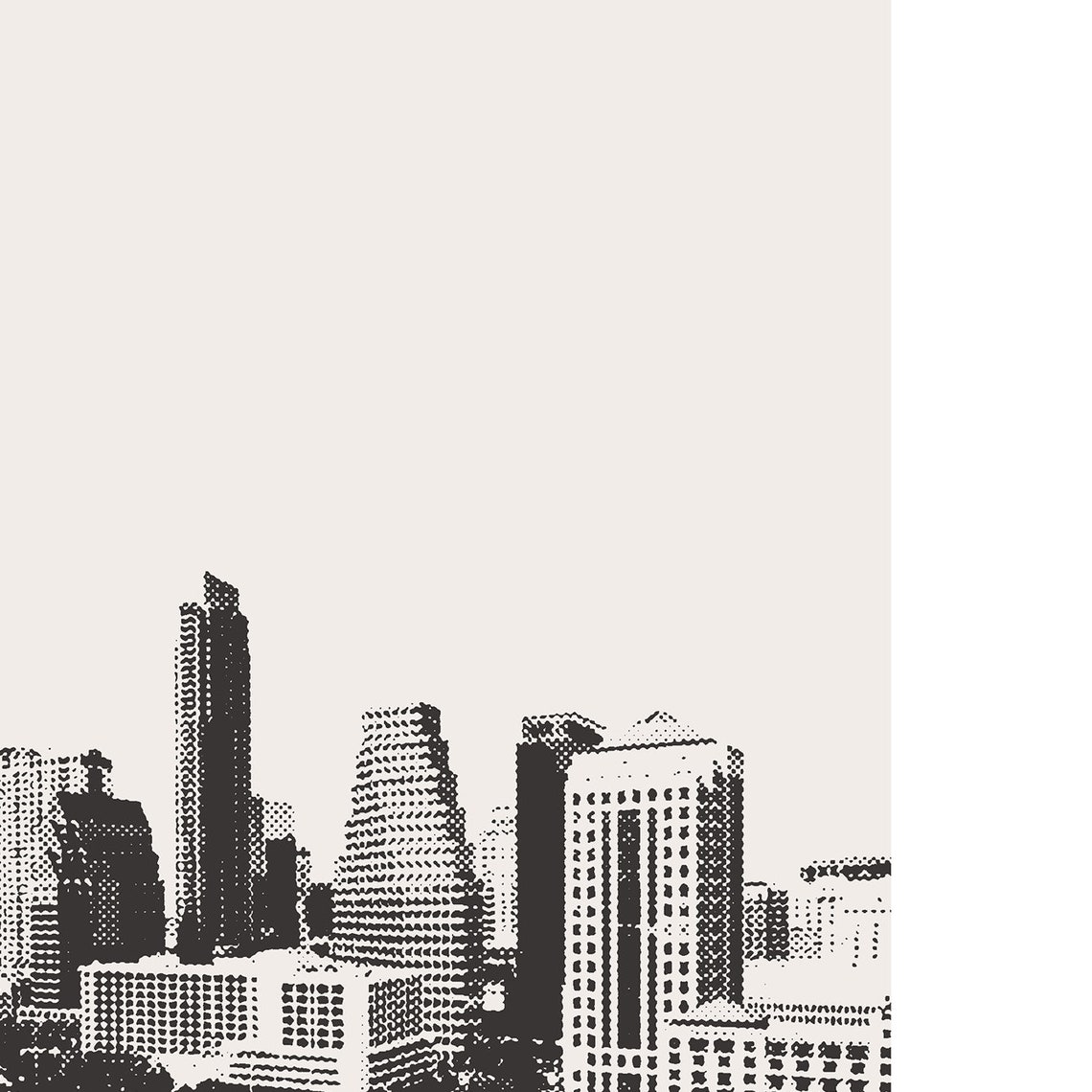 Austin Skyline Minimalist Art Print, Texas City - Image 3