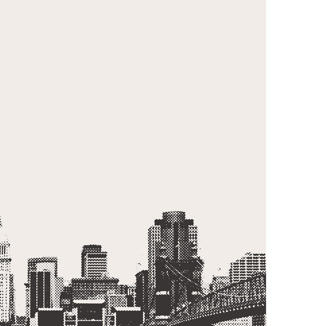 Cincinnati Ohio Minimalist Downtown Skyline Art Print - Image 3