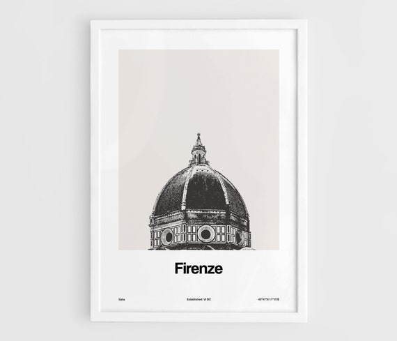 Florence Cathedral, Firenze Minimalist Art Print