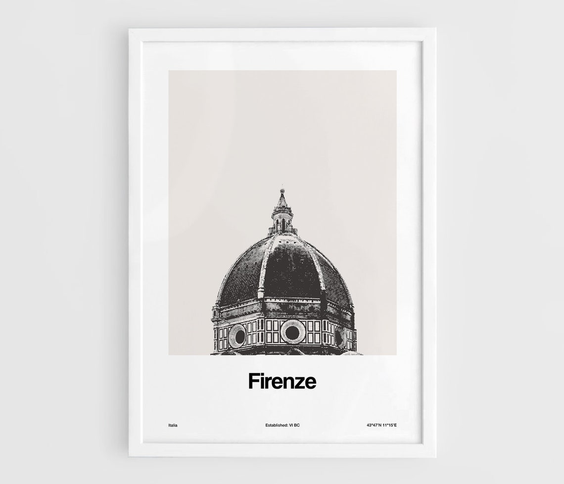 Florence Cathedral, Firenze Minimalist Art Print