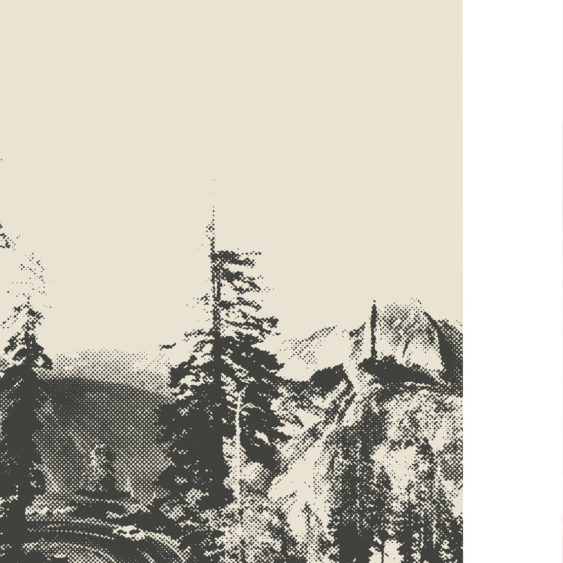 Yosemite National Park Road Poster, Minimalist Travel Print - Image 2