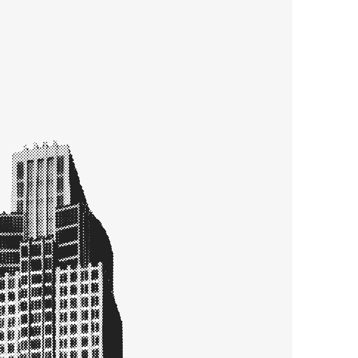 Omaha, Nebraska Skyline Minimalist City Art Print - Image 3