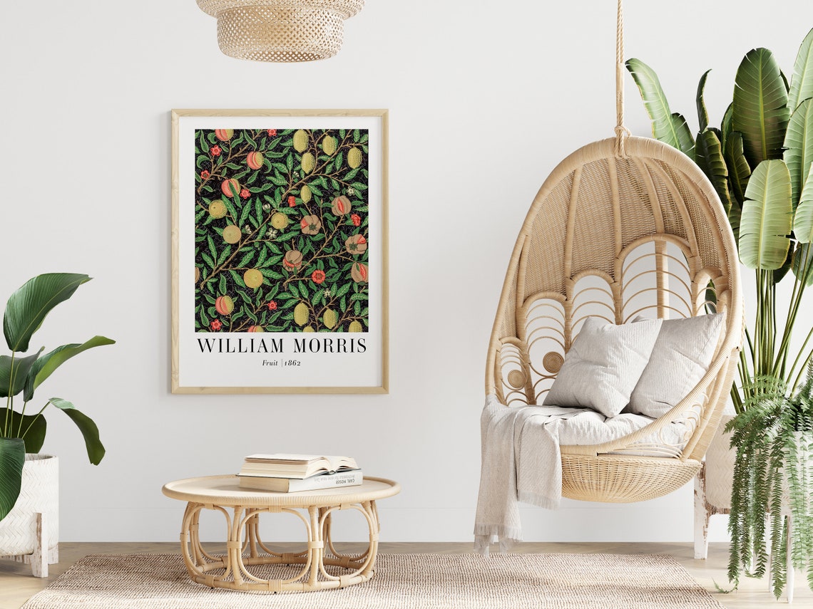 William Morris Fruit 1862 Citrus Botanical Pattern Art Poster - Image 7
