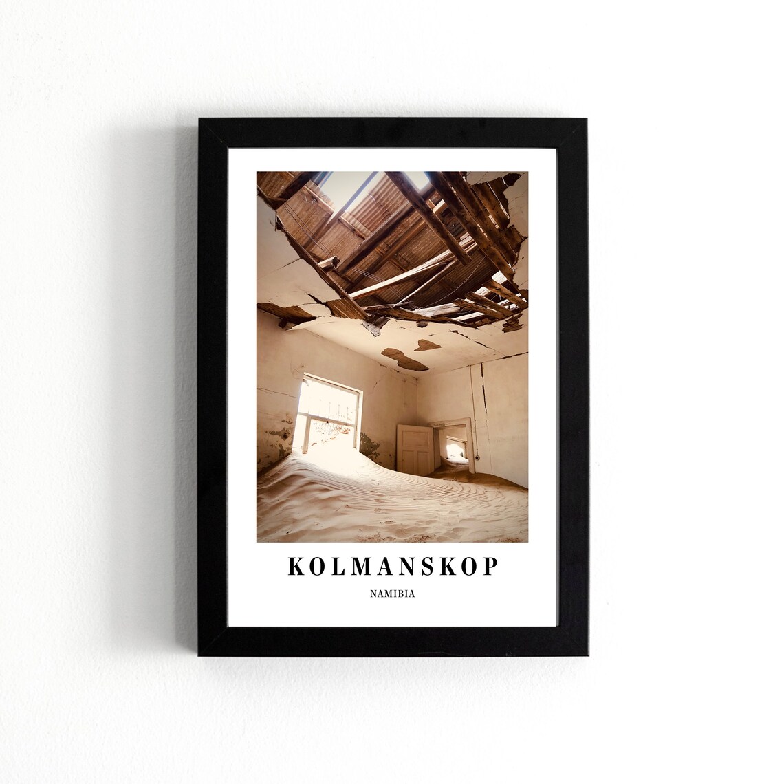 Wall Art Namibia Poster Namibia Photo Namibia Poster Print Namibia Wall Decor Africa Print Print Kolmanskop Ghost Town