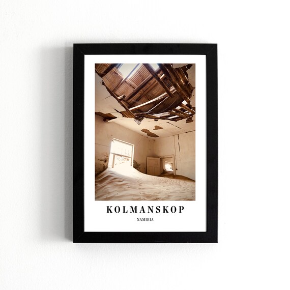 Wall Art Namibia Poster Namibia Photo Namibia Poster Print Namibia Wall Decor Africa Print Print Kolmanskop Ghost Town