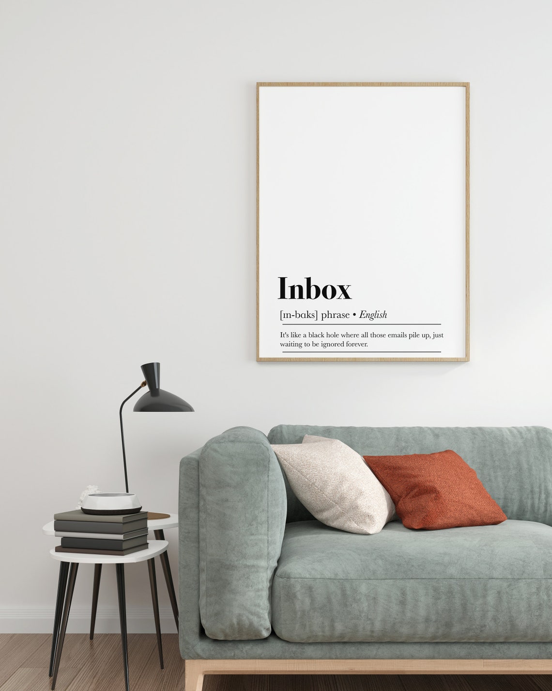 Inbox Dictionary Definition Funny Office Humor Wall Art Decor - Image 2