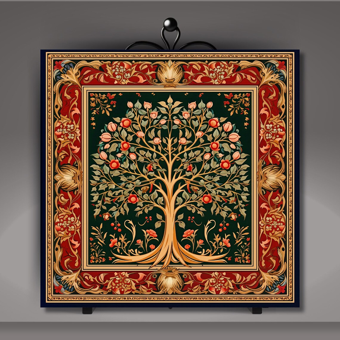 William Morris-Inspired Botanical Tree, Art Nouveau Art Print - Image 5