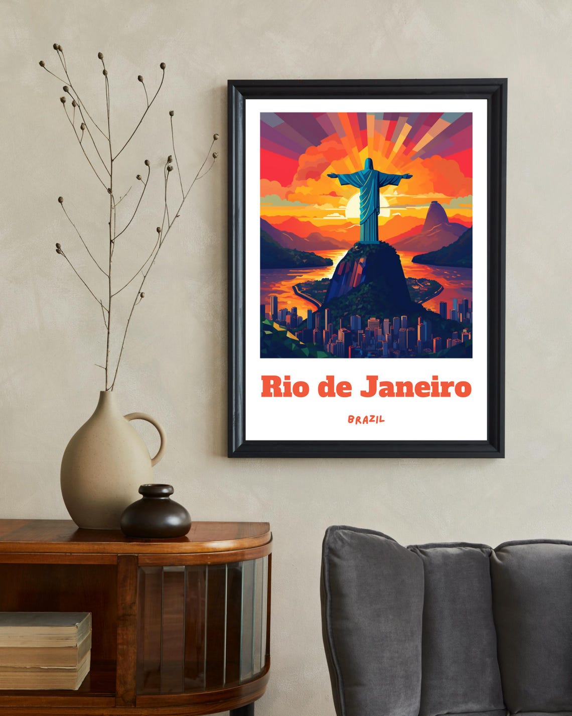 Rio De Janeiro Travel Poster, Brazil Decor - Image 2