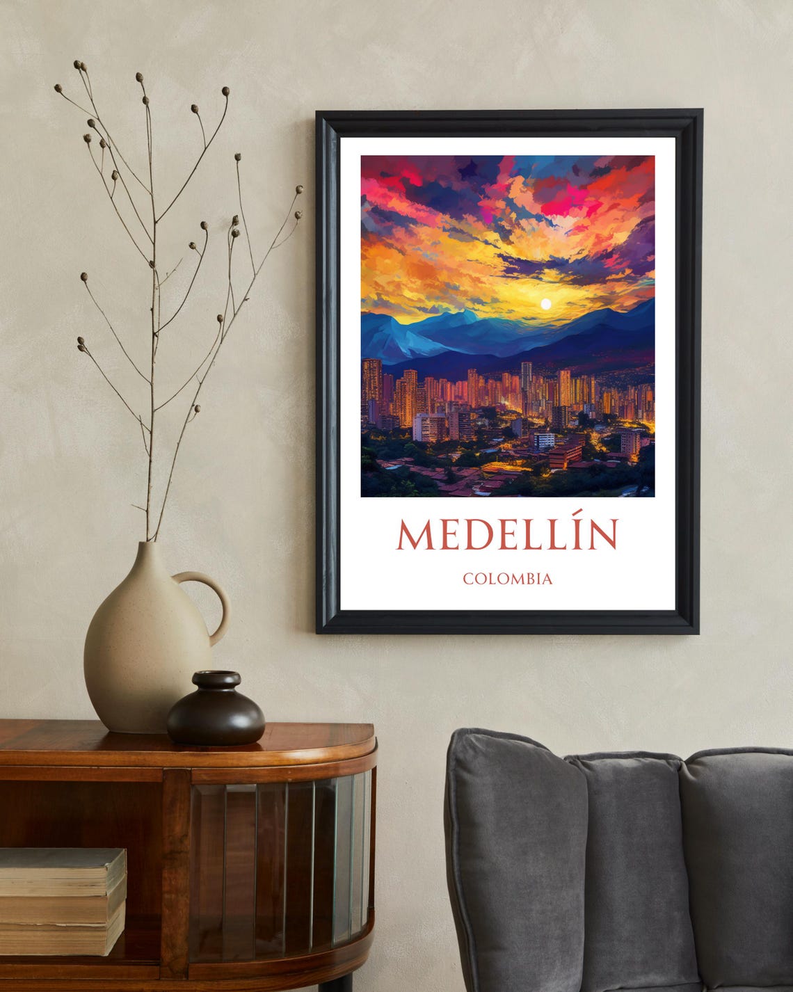Medellin Retro Travel Poster - Image 2