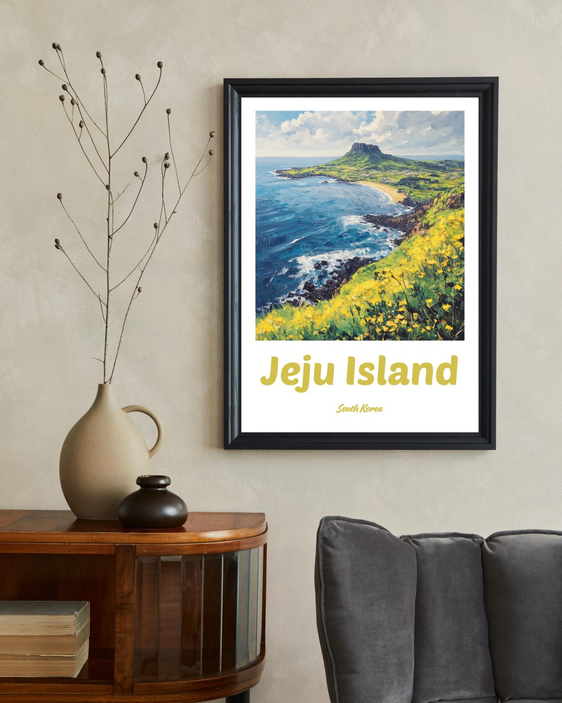 Jeju Island South Korea Travel Poster - Image 2