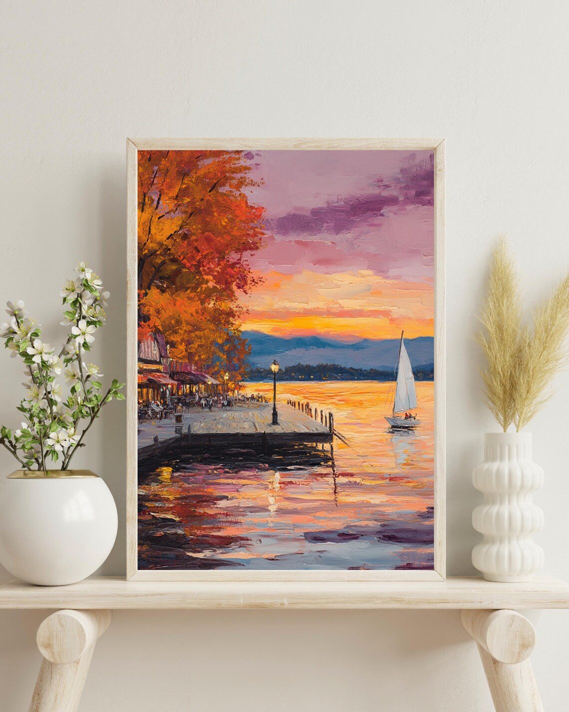 Burlington Vermont - Contemporary Travel Poster