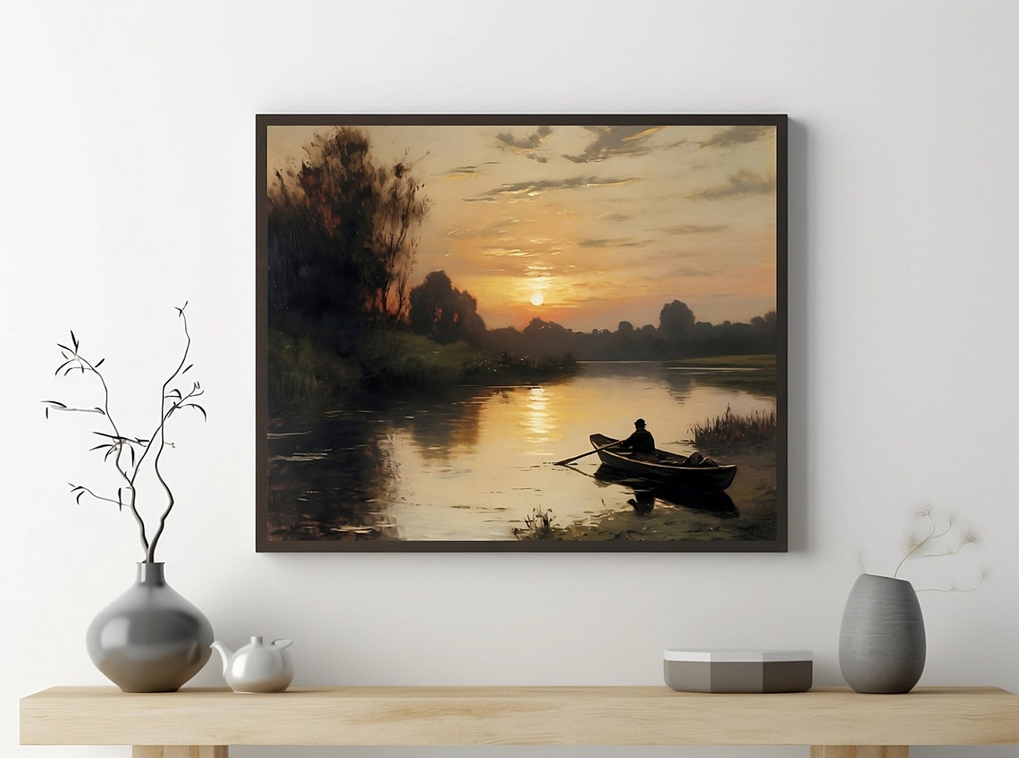 Charles Franois Daubigny-Inspired France Countryside Art Print