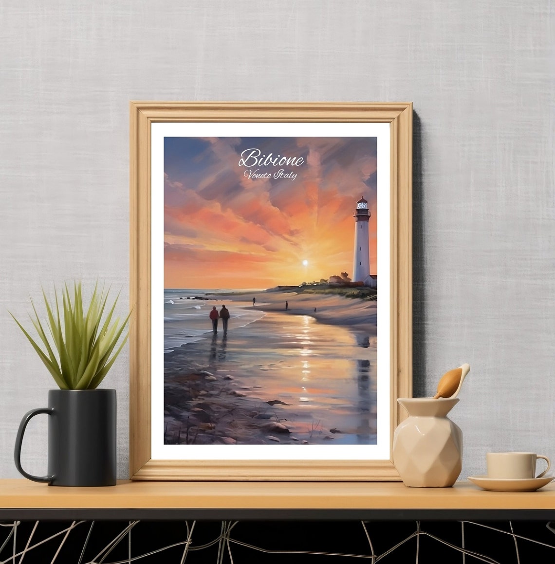 Bibione Poster Print, Italy Holiday Sunset Art - Image 2