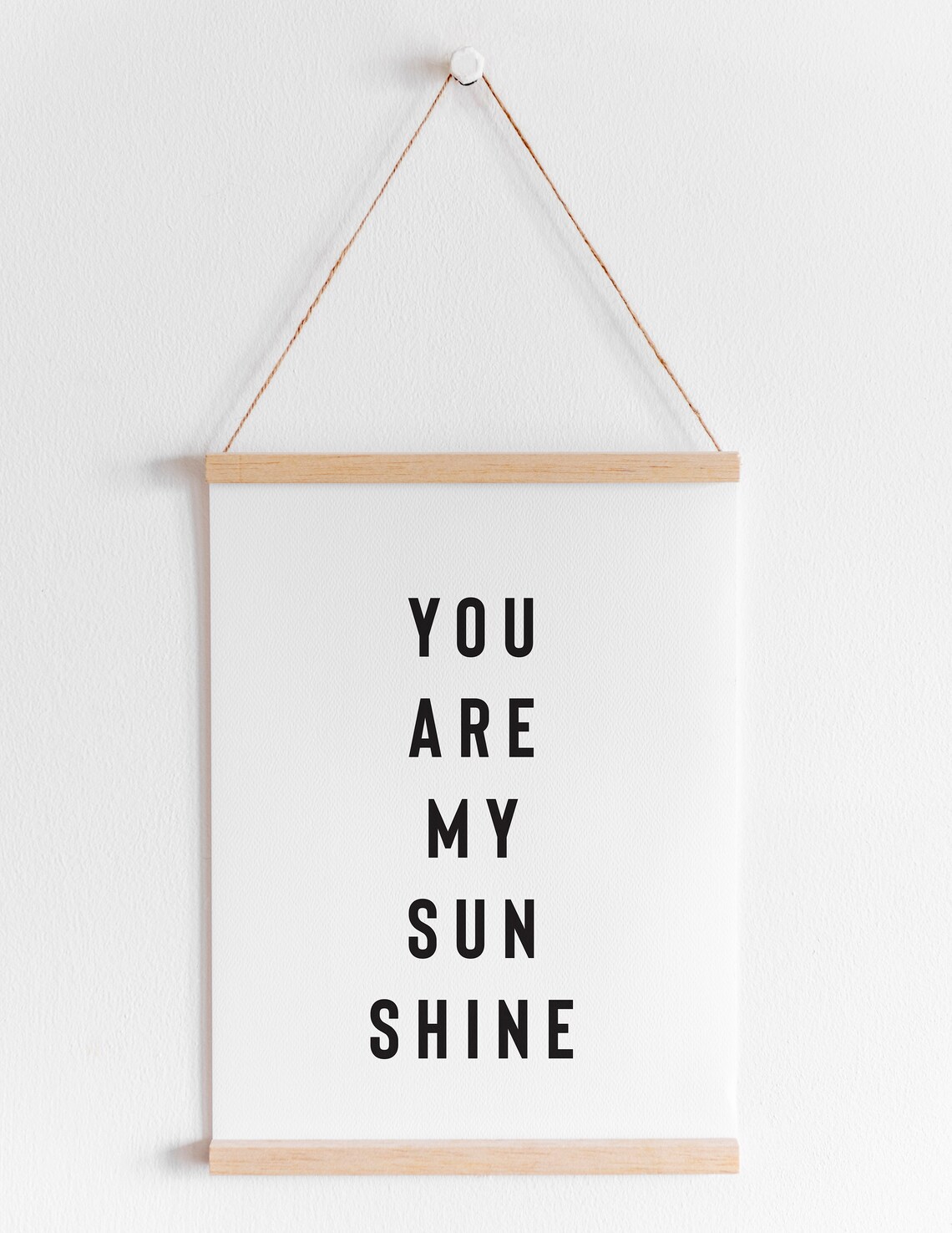 You Are My Sunshine Neutral Nursery Quote Print - Image 2