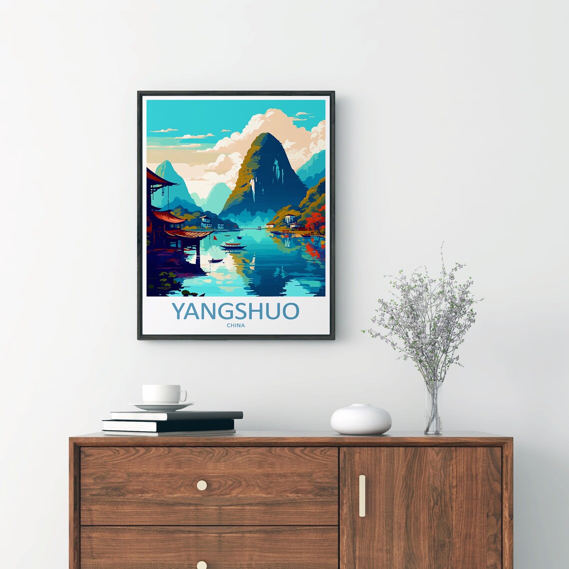 Yangshuo Travel Poster, China Wall Decor - Image 2