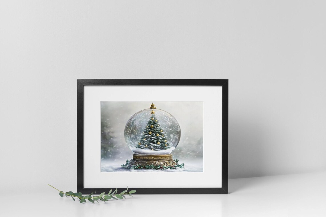 Elegant Christmas - Contemporary Travel Poster - Image 3