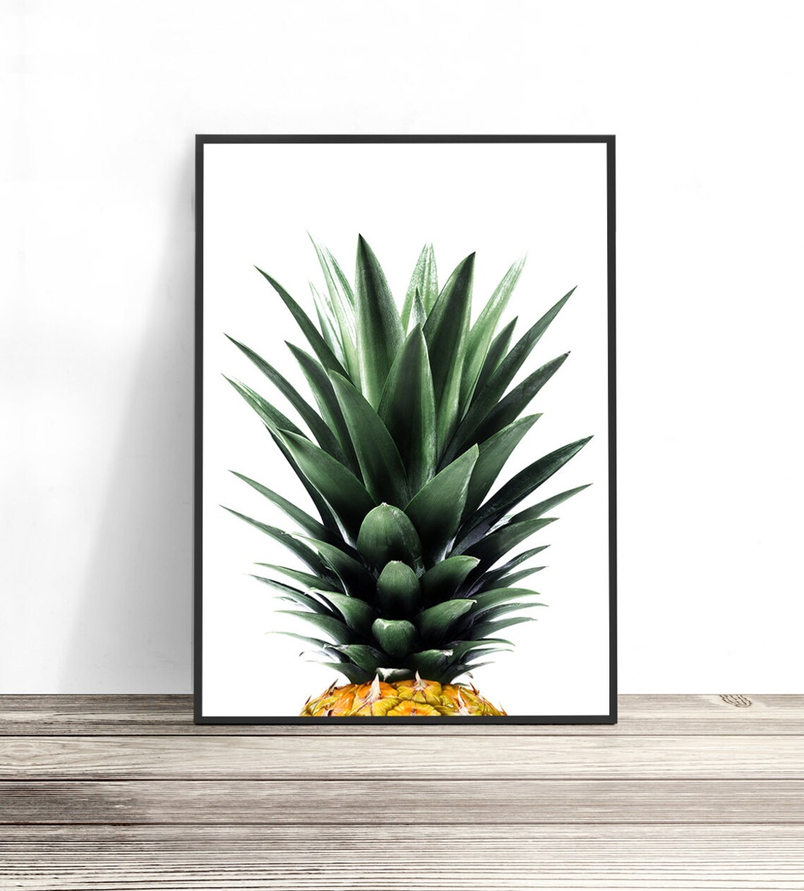 Pineapple Kitchen Art Print, Tropical Wall Decor