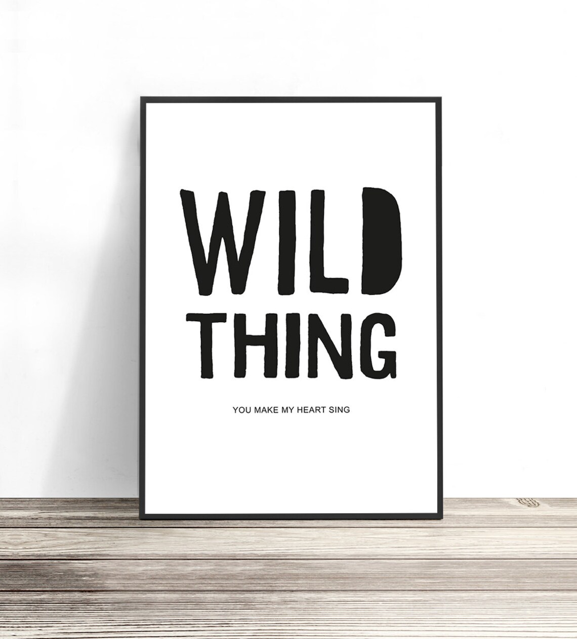 Wild Thing Song Lyrics, Boys Room Music Wall Art Print