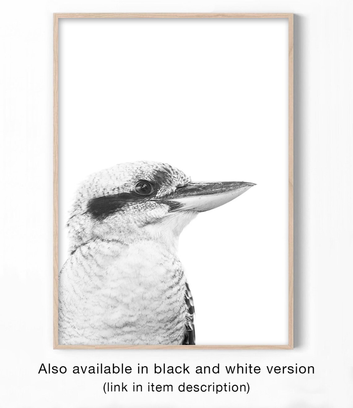 Kookaburra Modern Australiana Bird Wall Art Print - Image 2