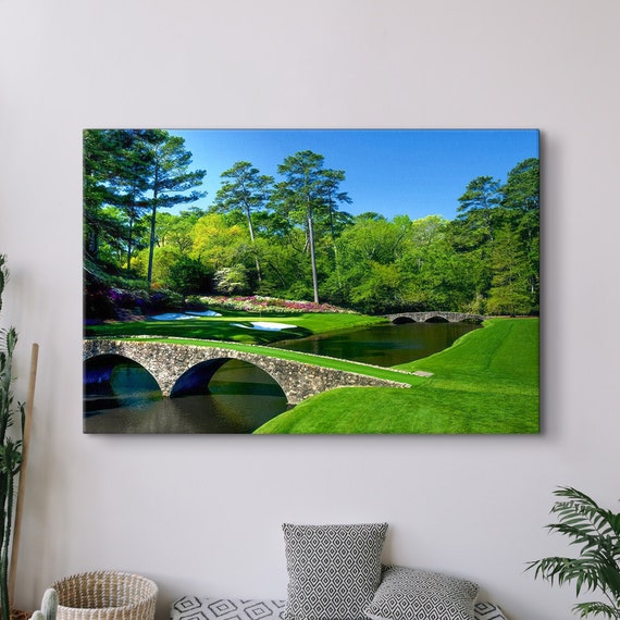 Augusta National Golf Masters Golf Augusta National Golf Wall Art Georgia Poster Golf Club Wall Art Corner Golf Gifts