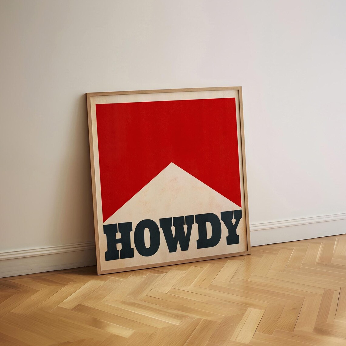 Howdy Vintage Western Poster, Western Decor - Image 3