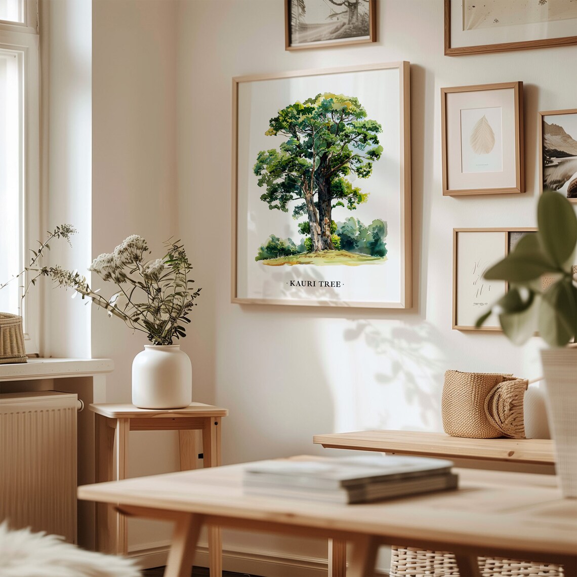 Kauri Tree Art Print, New Zealand Nature Decor - Image 2