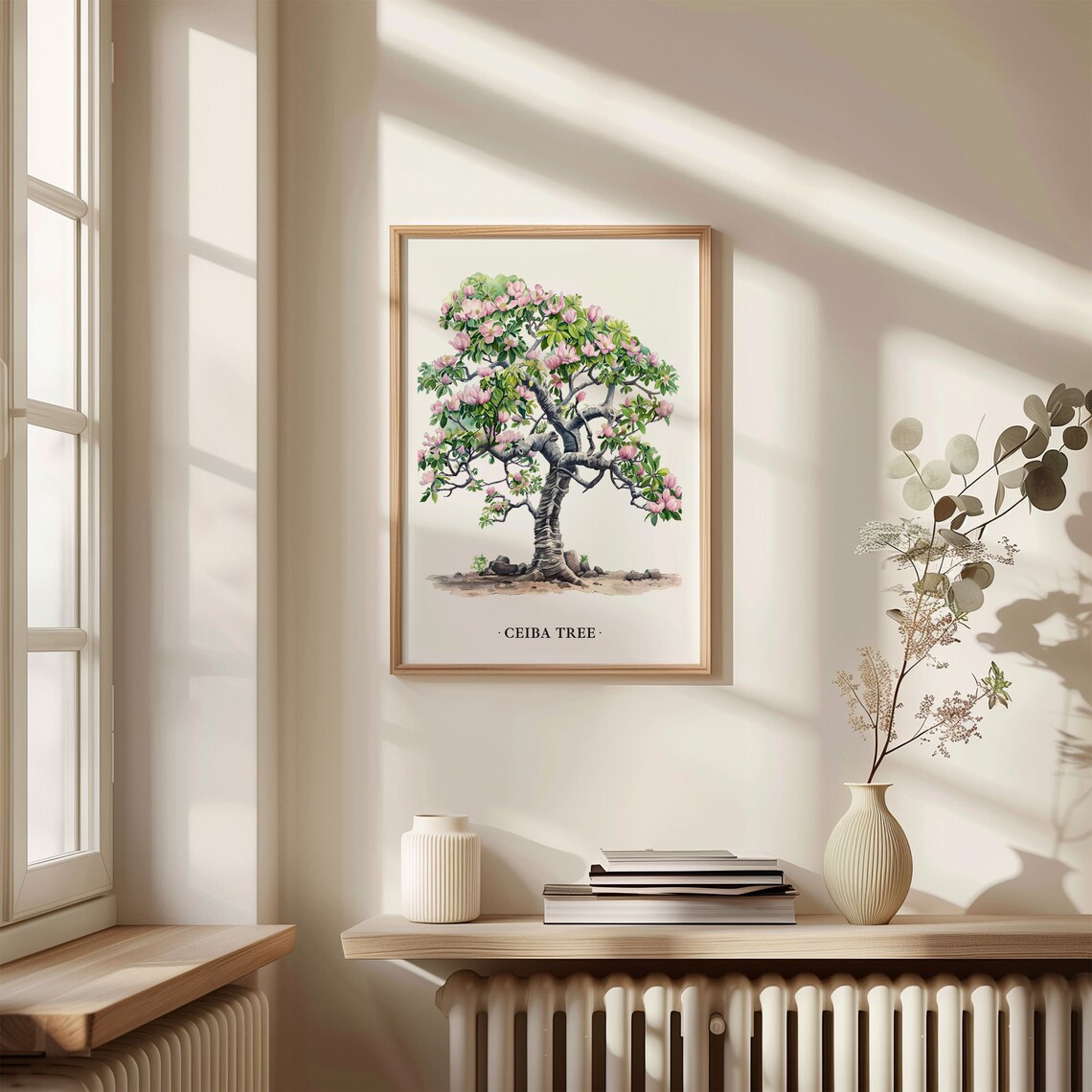 Ceiba Tree Art Print, Tropical Botanical Illustration - Image 3