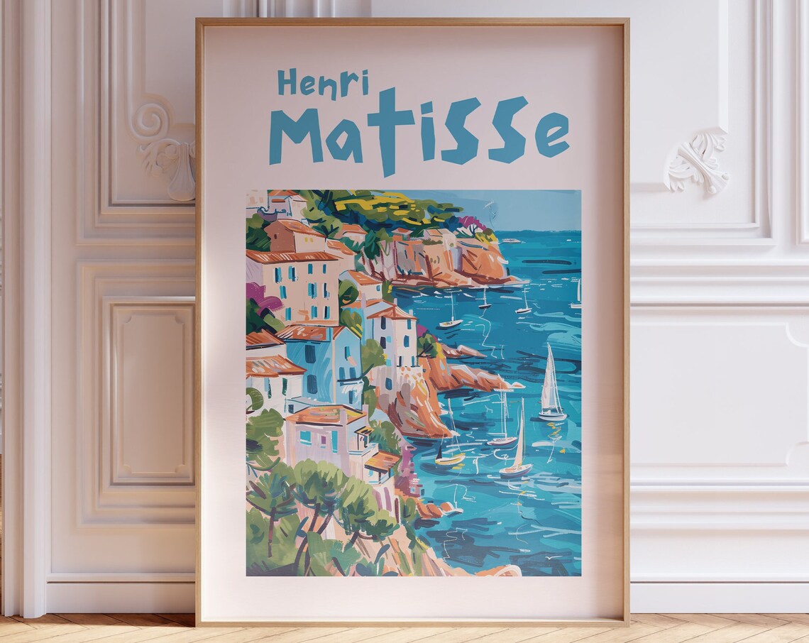 Matisse-Inspired Art Print, Gallery Wall Poster