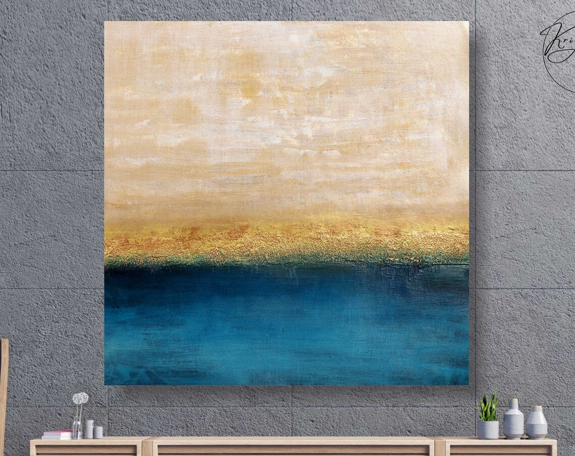 Colorful Abstract Art Print, Contemporary Texture - Image 4