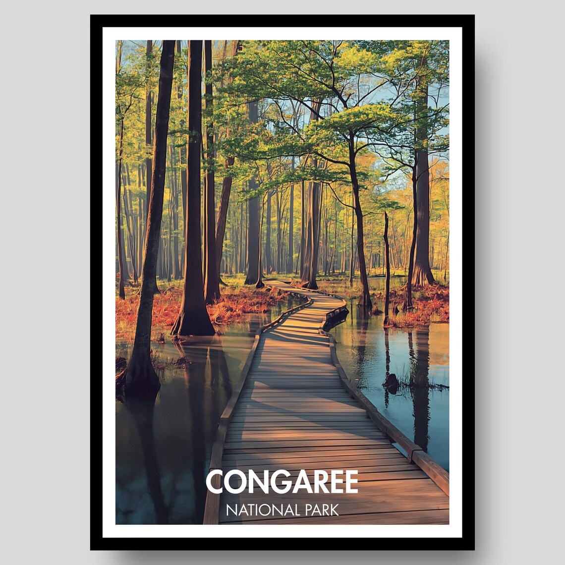 Congaree National Park Poster Print, South Carolina