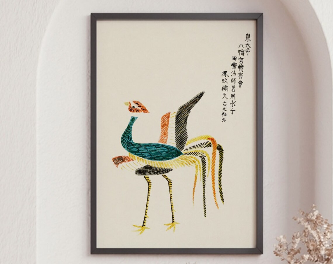 Taguchi Tomoki Birds, Vintage Japanese Art Print