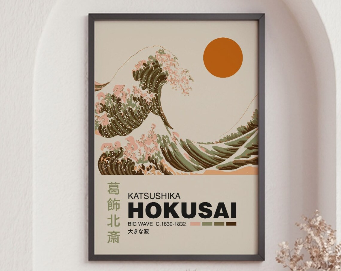 Katsushika Hokusai The Big Wave Art Print